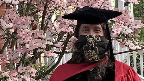 Jameson Quinn at his graduation